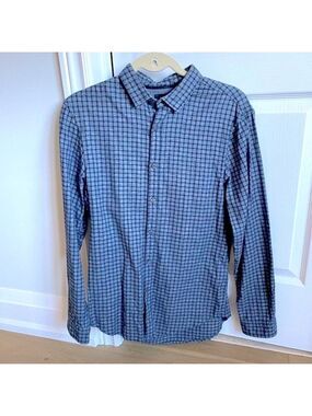 Mexx Mens Casual Plaid Checked Button Down Shirt